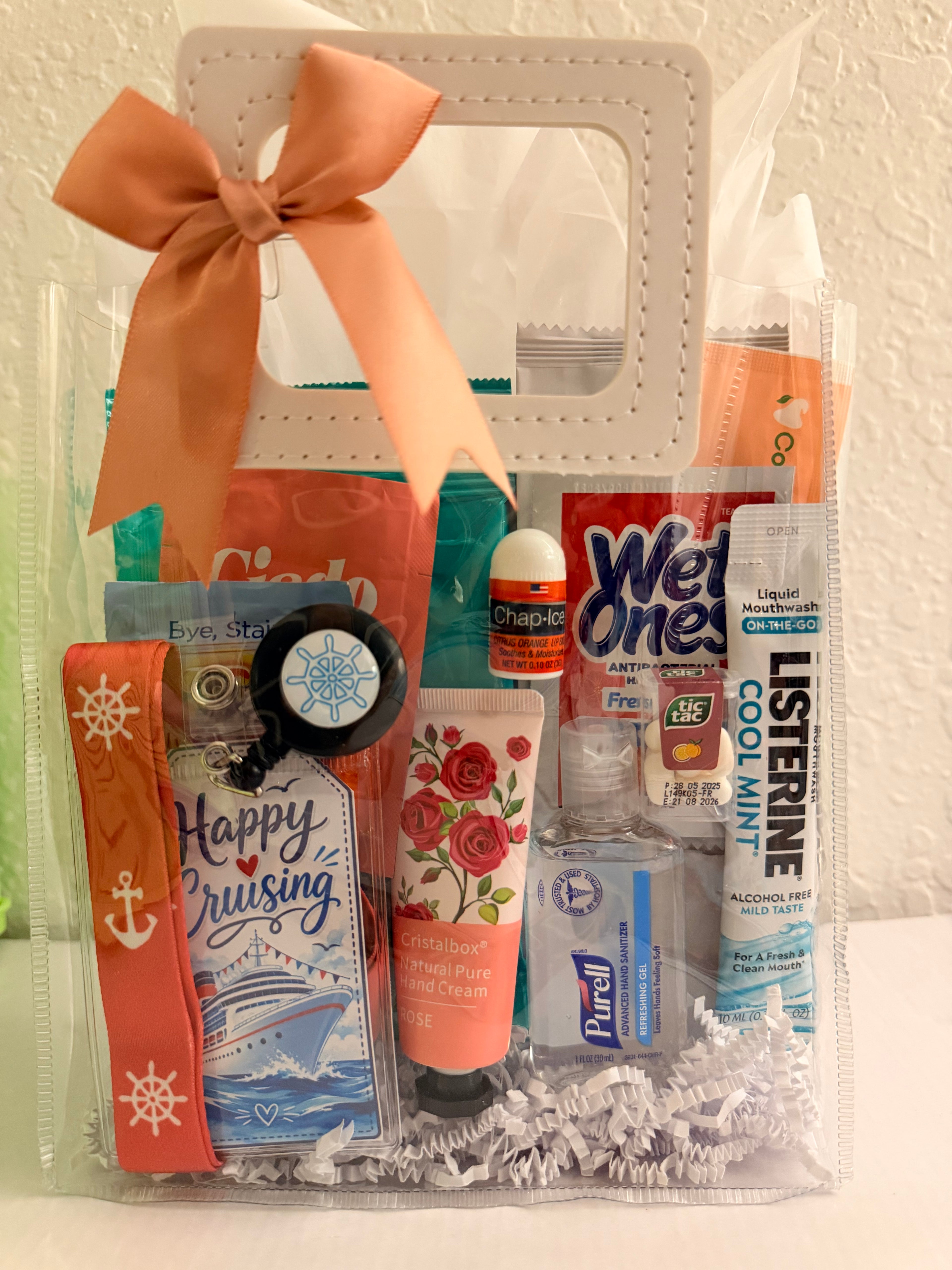 Cruise Gift Bag | 15 Vacation Survival Kit, Bachelorette Party Favor