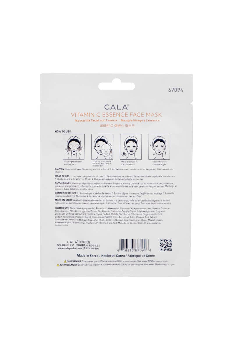 CALA Vitamin C Brightening Facial Mask Sheet