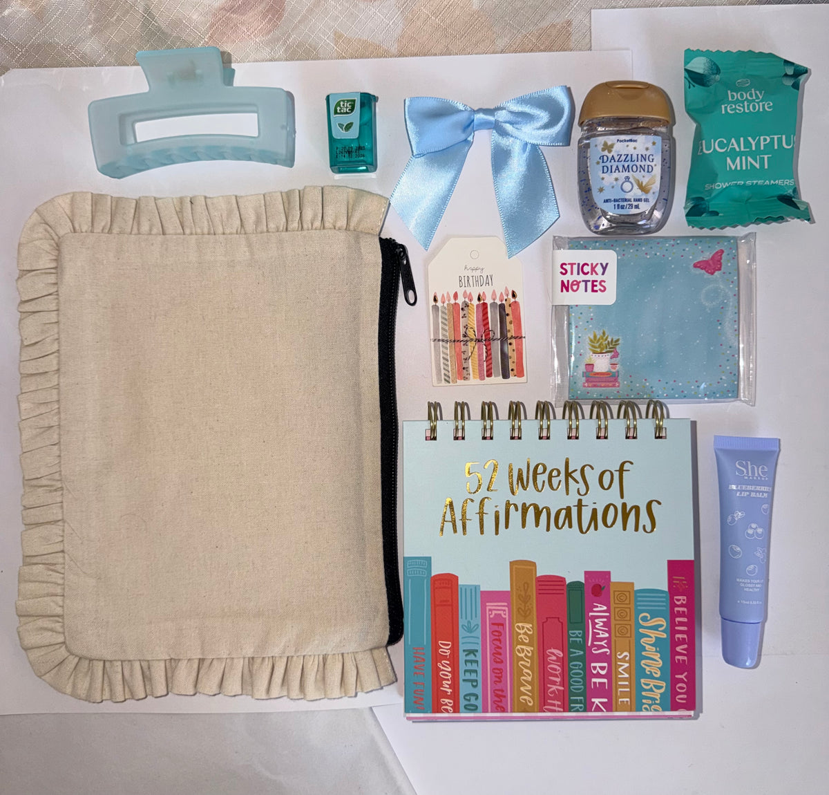Birthday Gift Bag with Affirmation Calendar