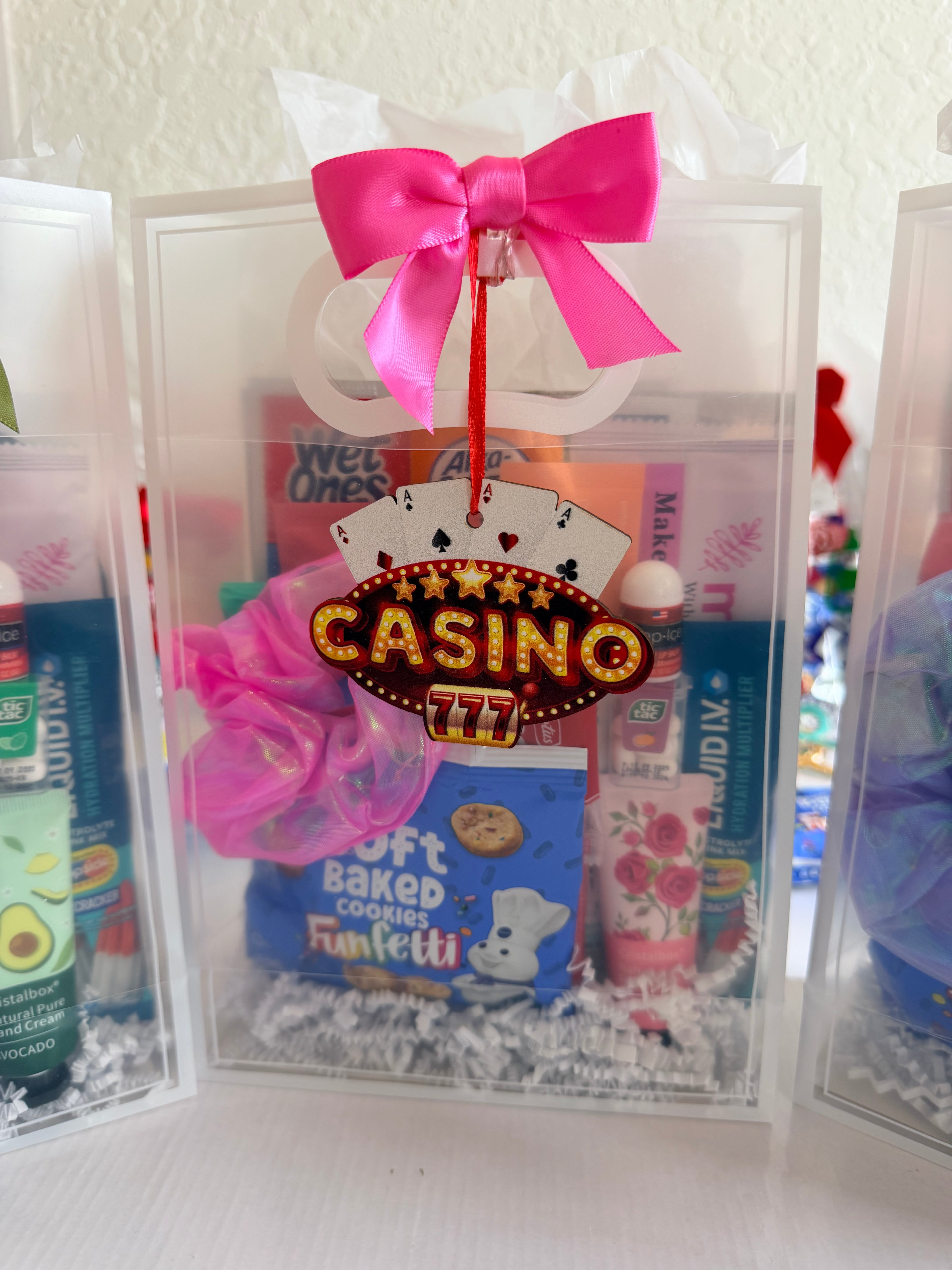 Vegas Bachelorette Survival Kit | Hangover Recovery Goodie Bags (Casino Theme)