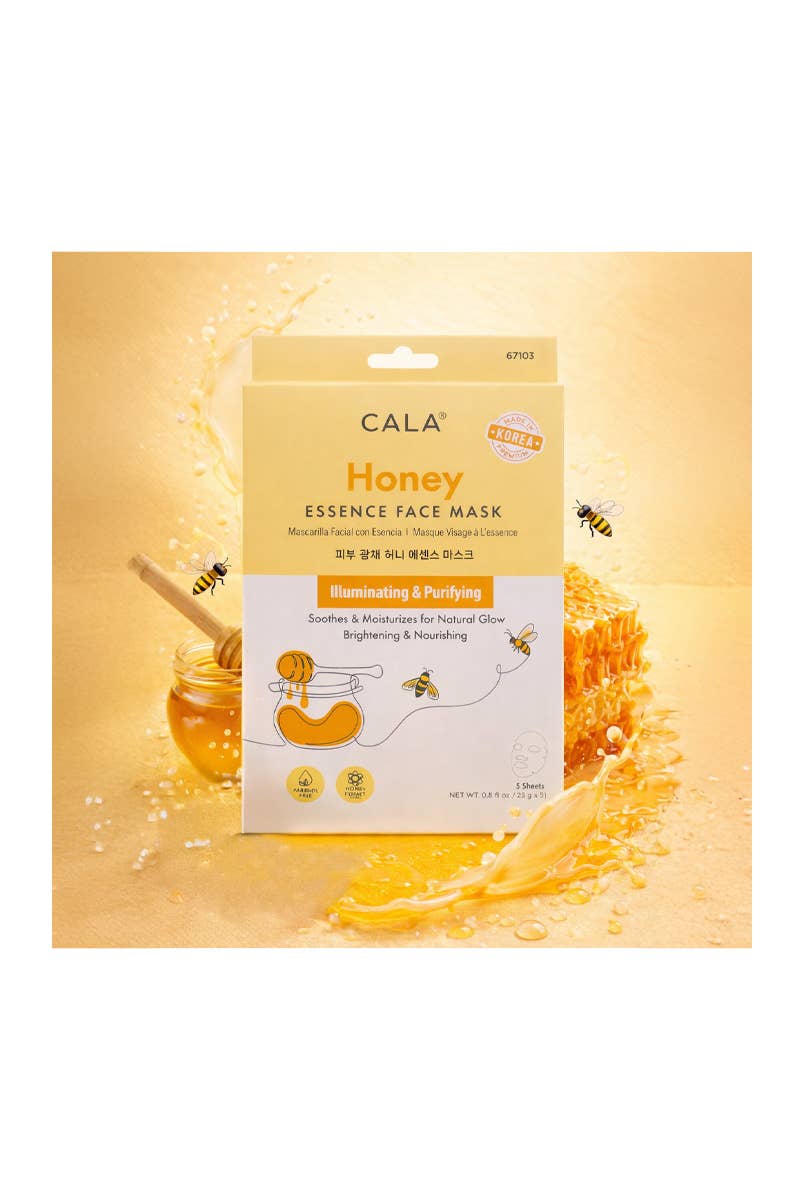 CALA Honey Essence Face Mask Set (5 Sheets)