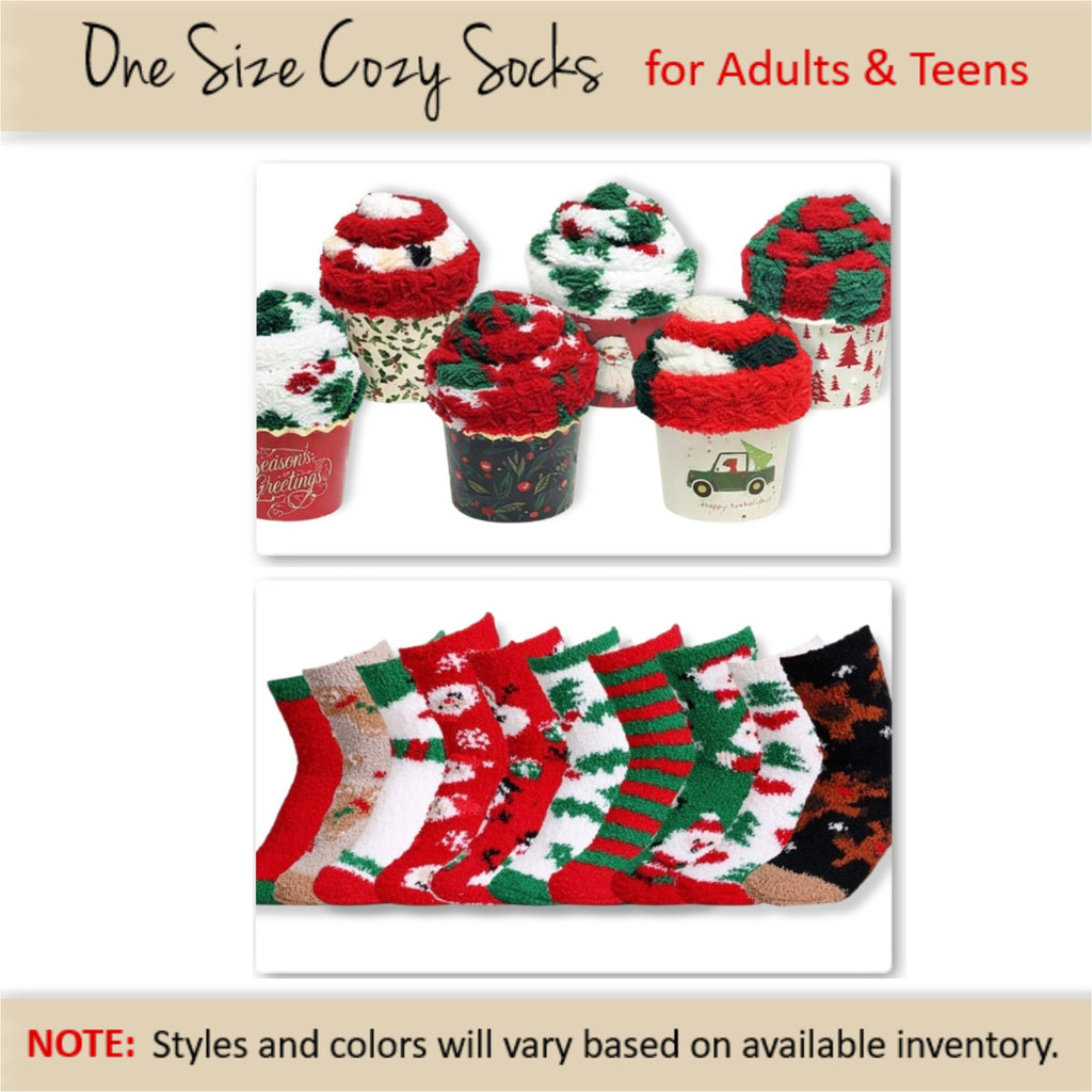 Christmas Socks Cupcakes – Cozy Holiday Gift
