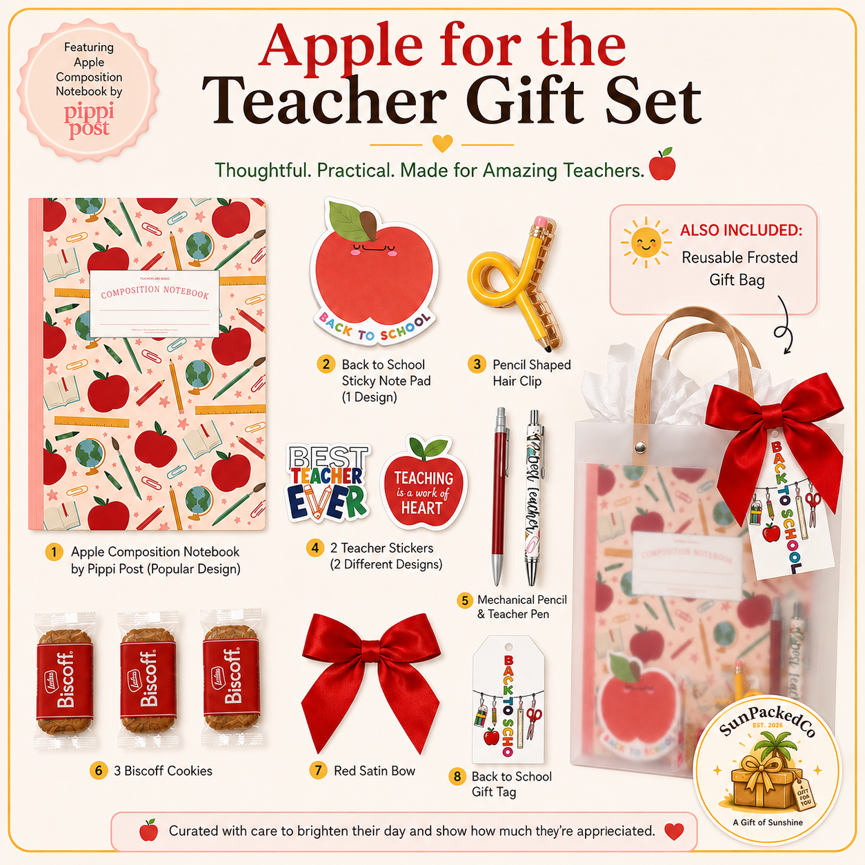 Apple for the Teacher Gift Set