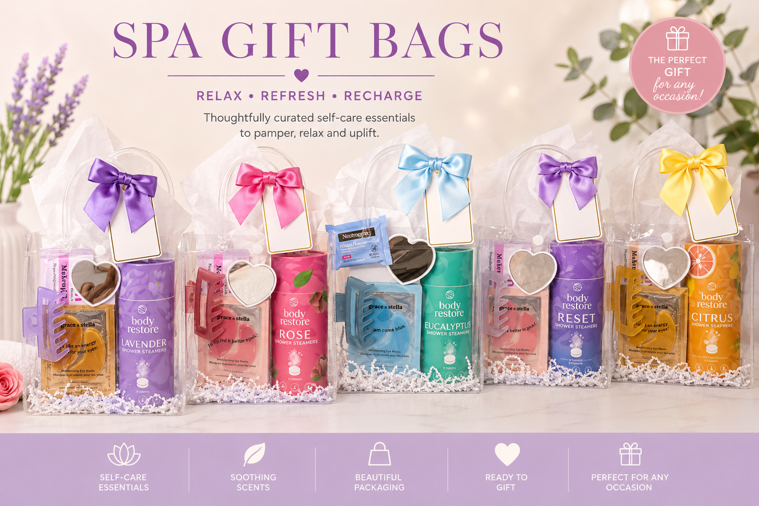 Spa Gift Bag | Self-Care Gift Set | Choose Your Scent