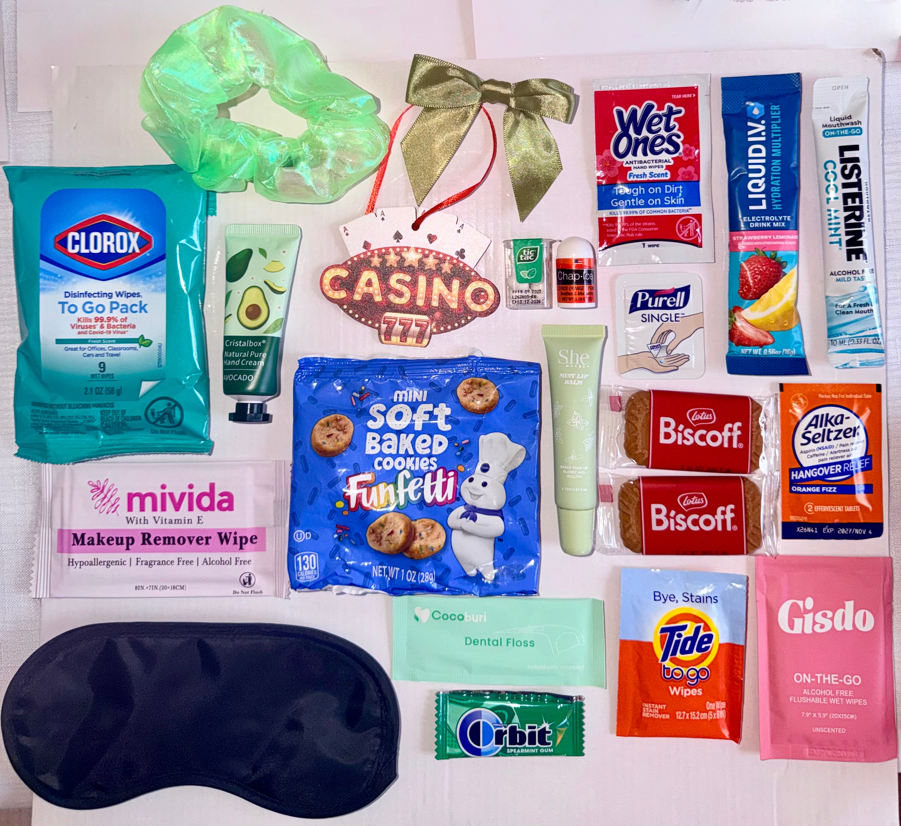 Vegas Bachelorette Survival Kit | Hangover Recovery Goodie Bags (Casino Theme)