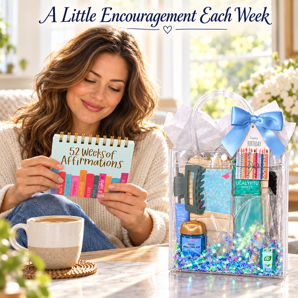Birthday Gift Bag with Affirmation Calendar