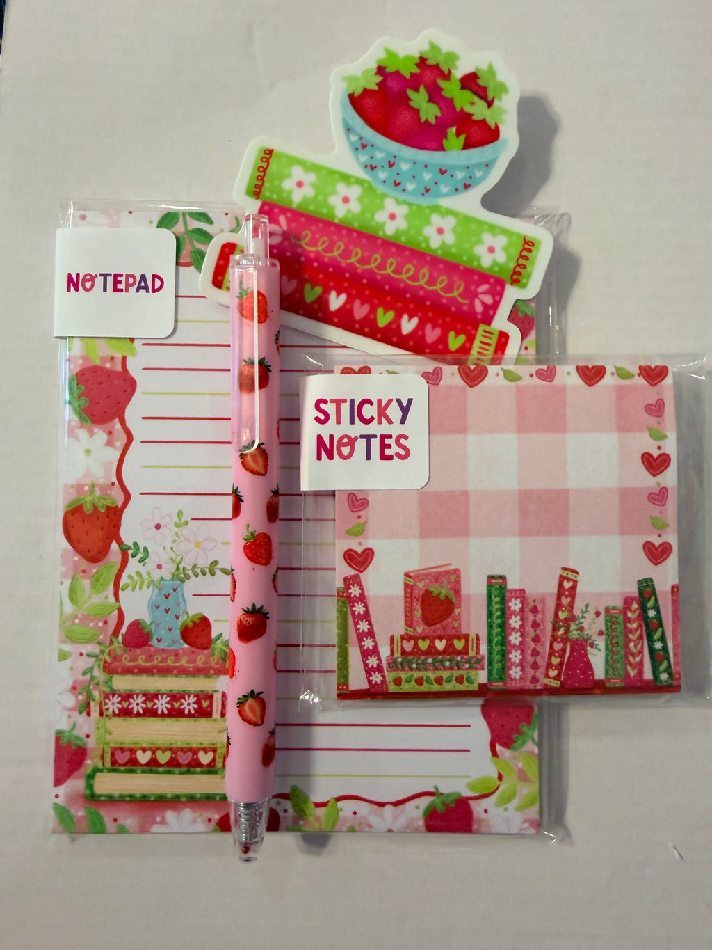 The Strawberry Collection | Stationery Gift Set featuring Emily Cromwell Design