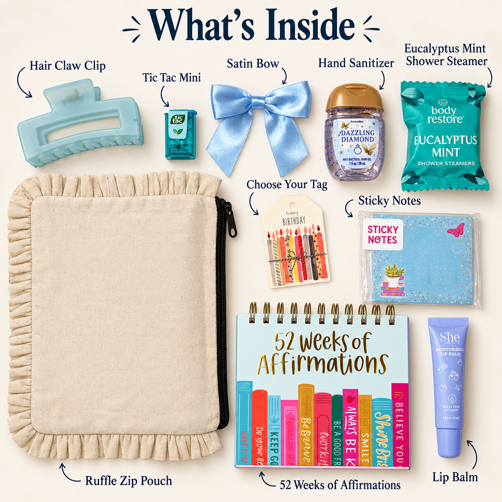 Birthday Gift Bag with Affirmation Calendar