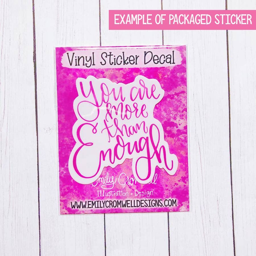 Plant Book Stack Vinyl Sticker