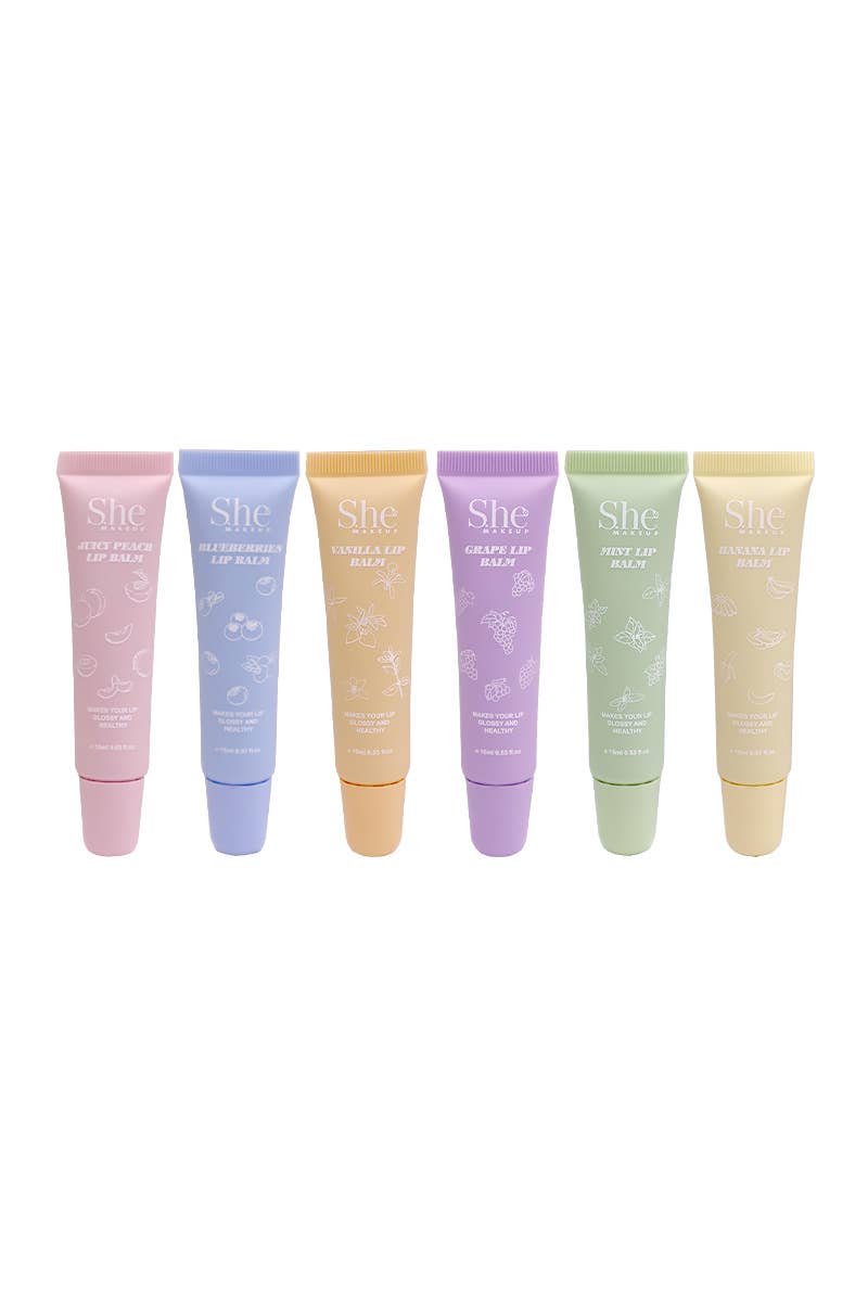 SHE LG14 Fruit-flavored Lip Balm - 36 pcs