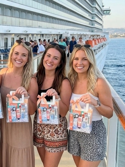 Cruise Gift Bag | 15 Vacation Survival Kit, Bachelorette Party Favor