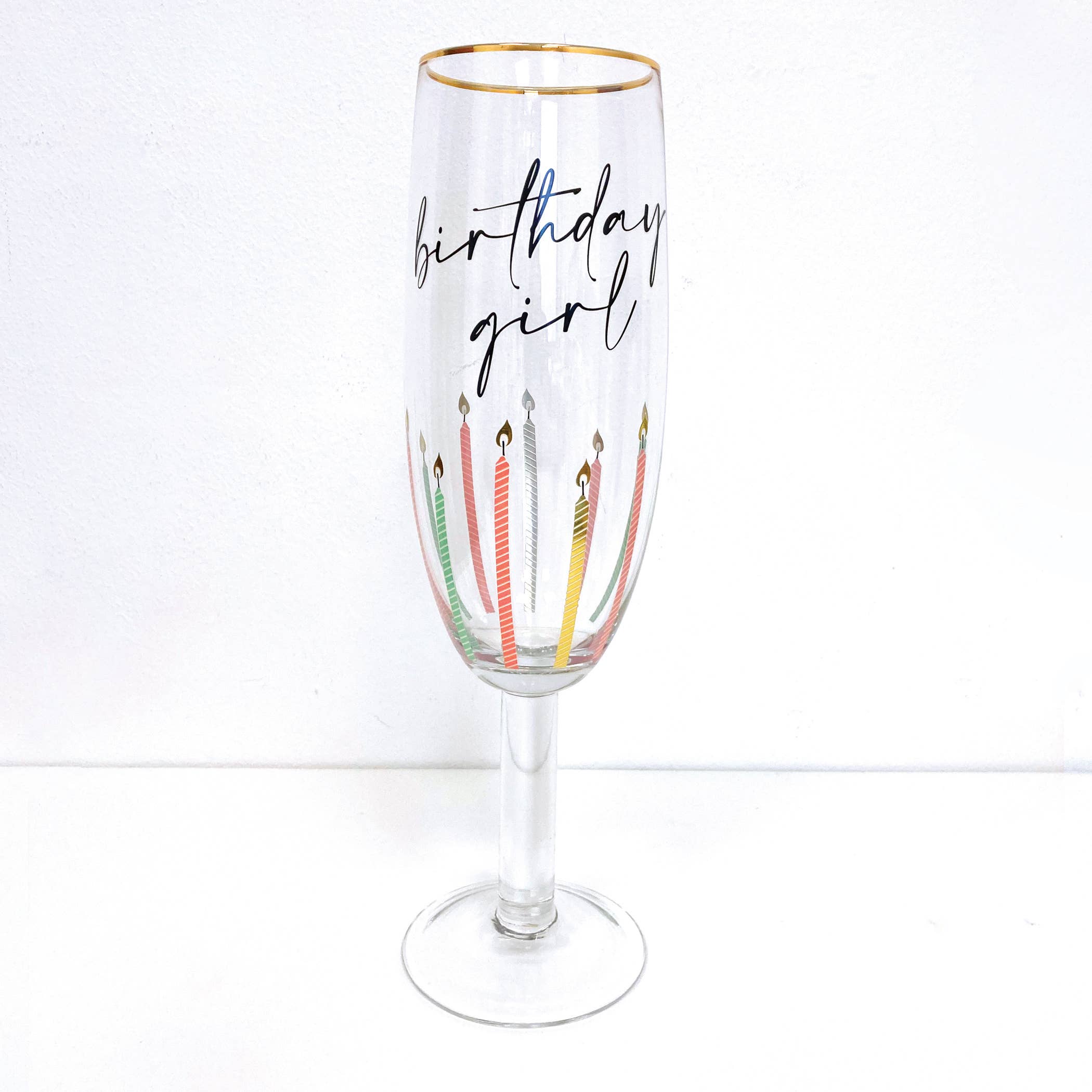 Champagne Glass, Oversized Birthday Girl, 30 Oz