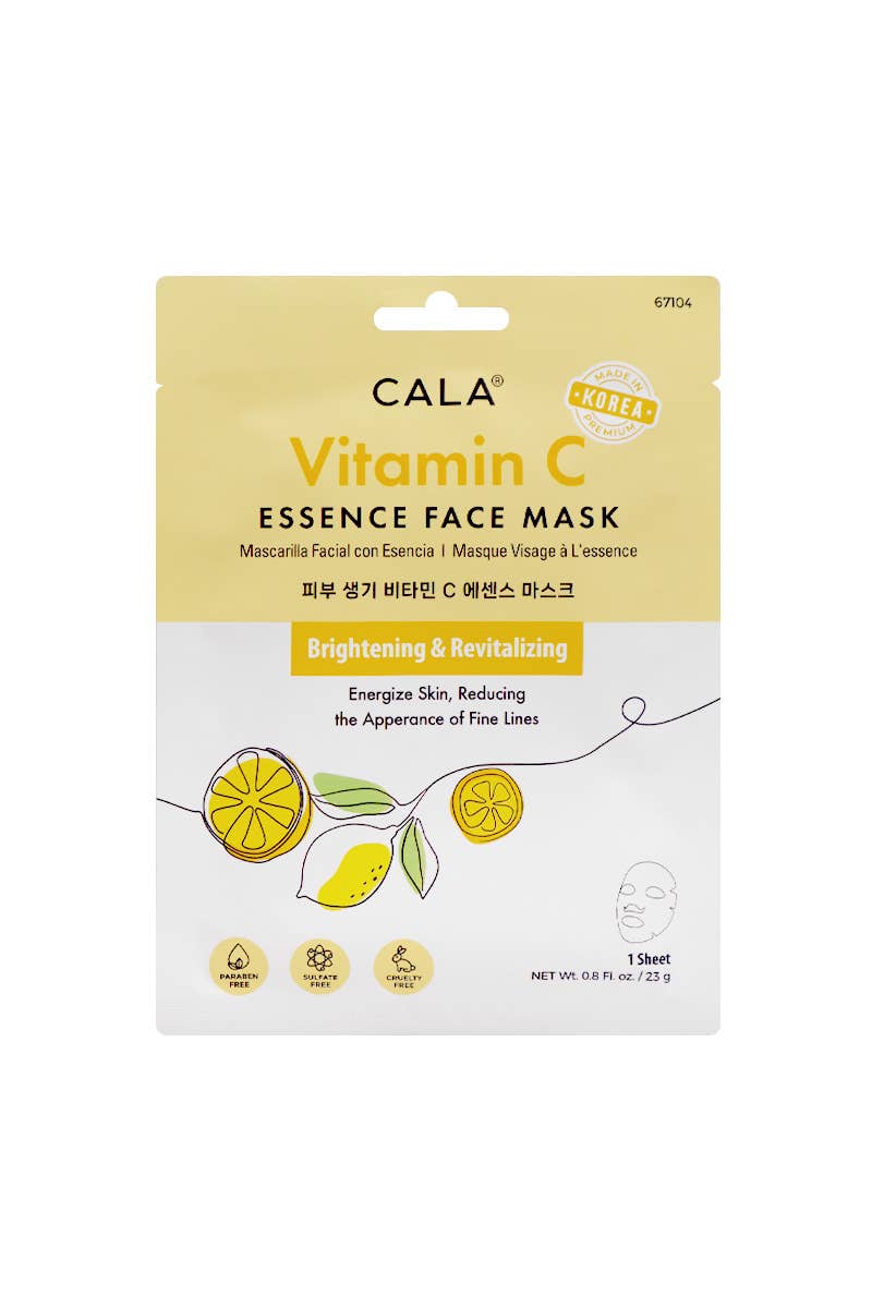 CALA Vitamin C Essence Face Mask Set (5 Sheets)