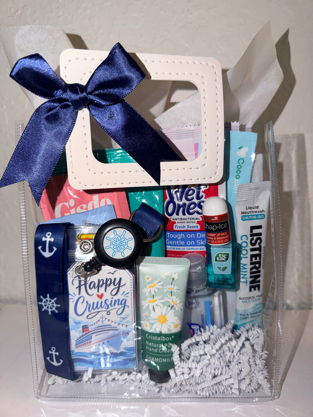Cruise Gift Bag | 15 Vacation Survival Kit, Bachelorette Party Favor