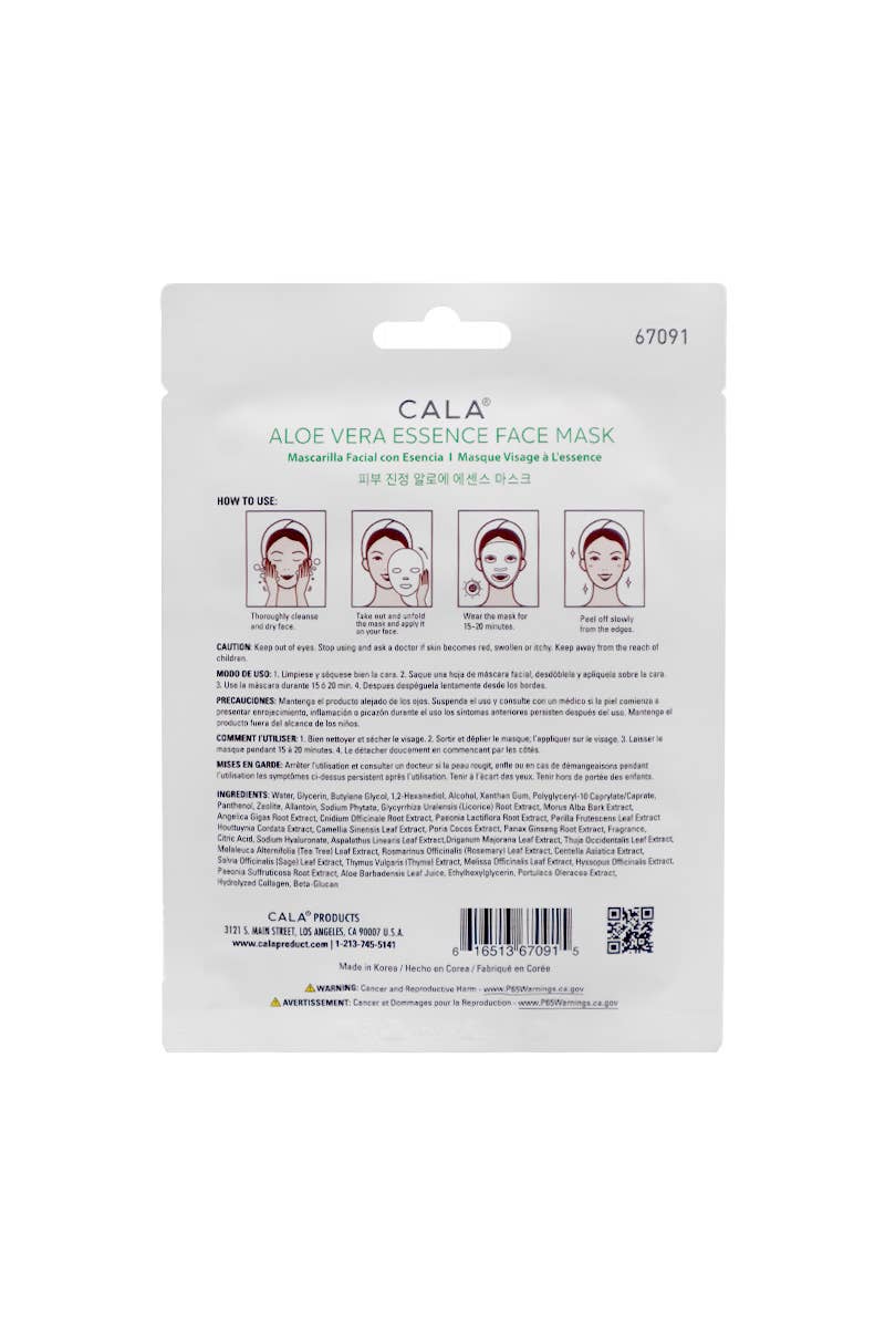 CALA Aloe Vera Soothing Facial Mask Sheet