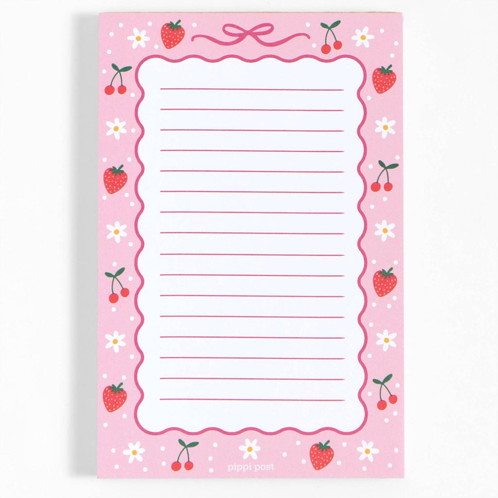 Berries & Bows 4x6 Notepad