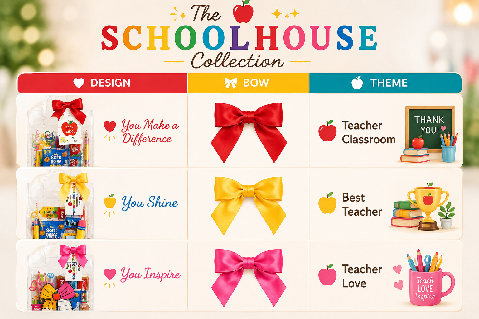 Teacher Gift Bags | Teacher Appreciation & Back to School Gifts