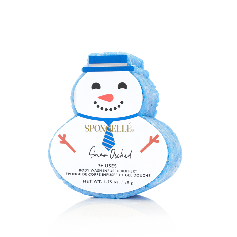 Spongellé Snowman Holiday Buffer