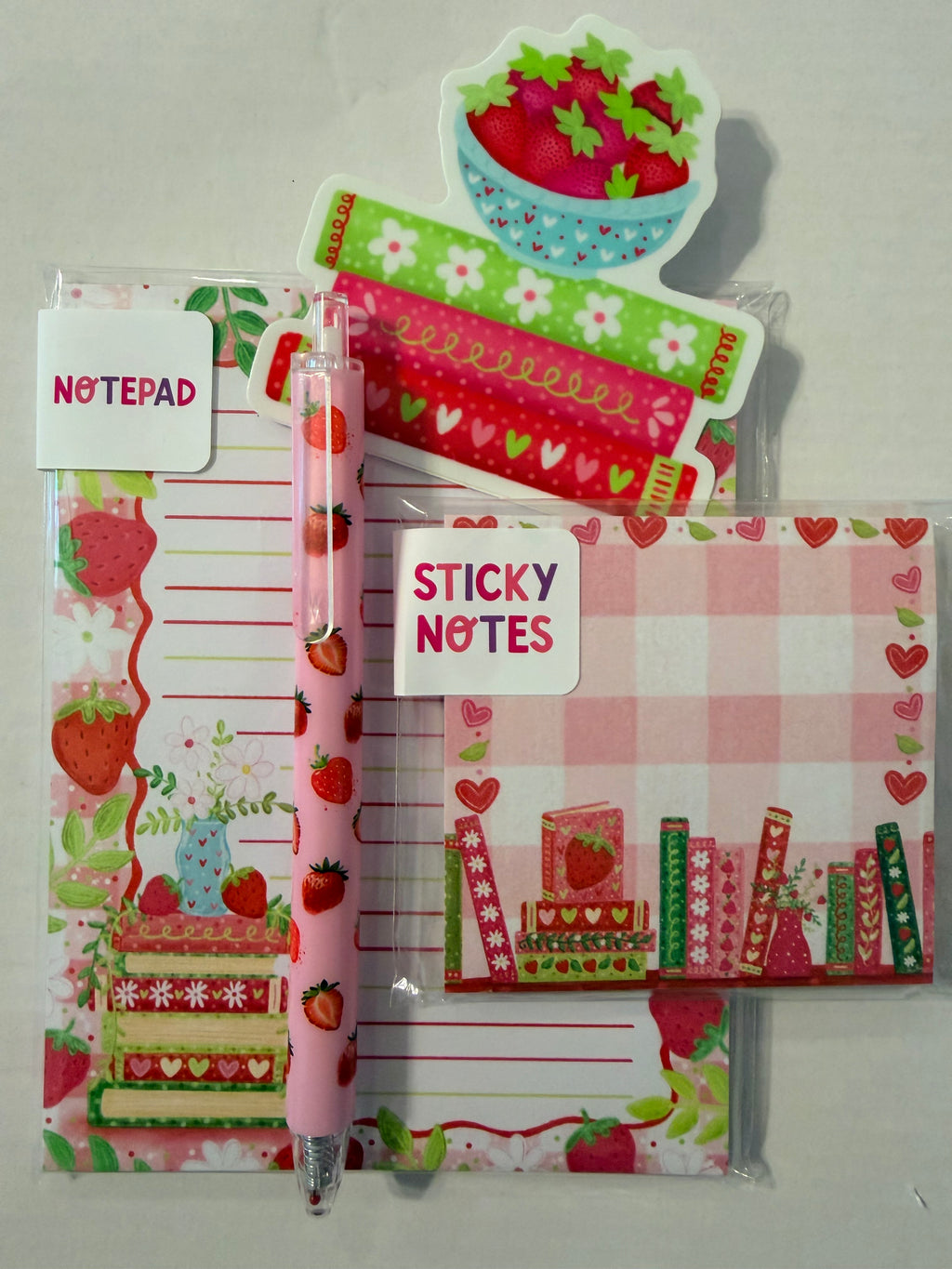 The Strawberry Collection | Stationery Gift Set featuring Emily Cromwell Design