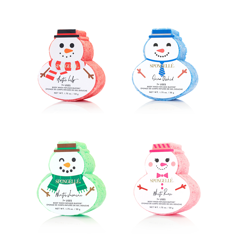 Spongellé Snowman Holiday Buffer