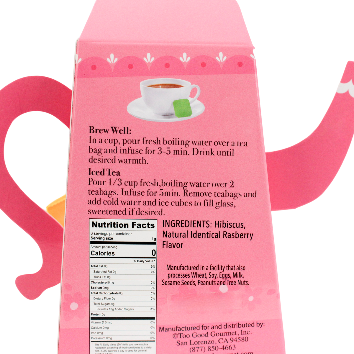 Dainty Tea Set: Lemon & Raspberry Tea