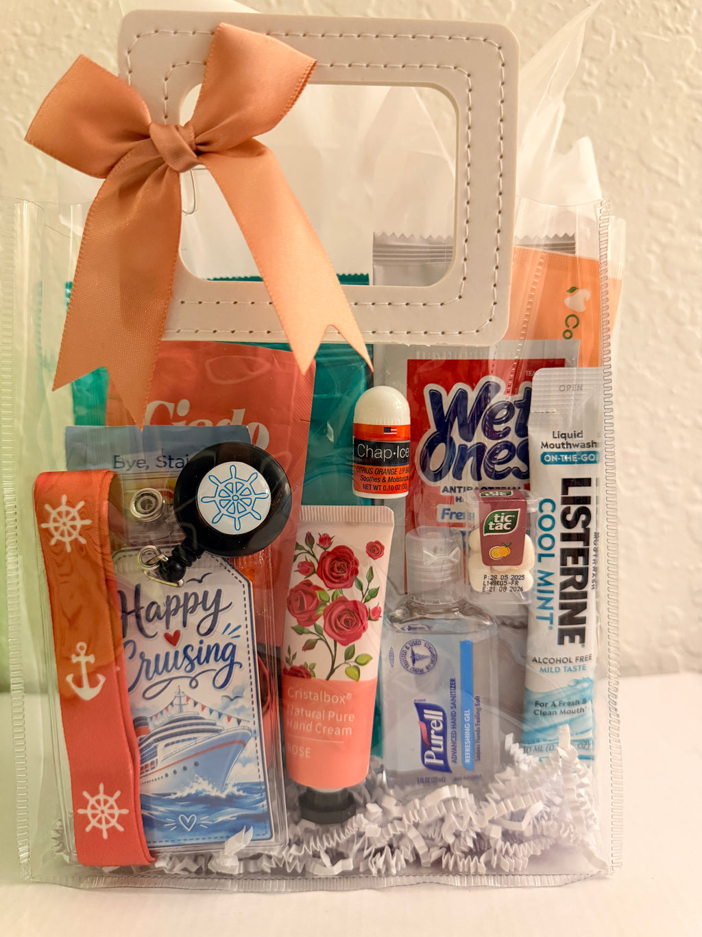 Cruise Gift Bag | 15 Vacation Survival Kit, Bachelorette Party Favor