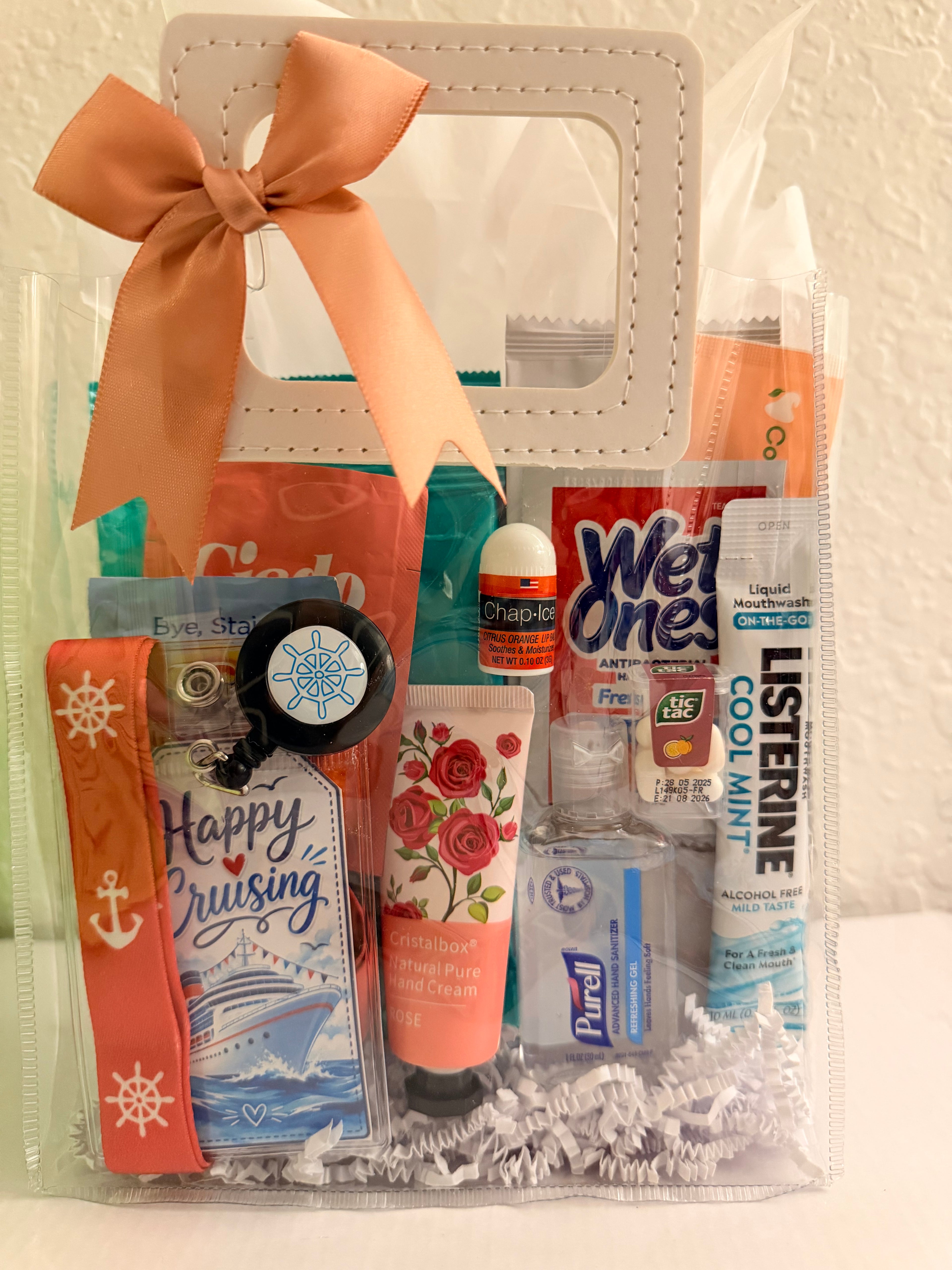 Cruise Gift Bag | 15 Vacation Survival Kit, Bachelorette Party Favor
