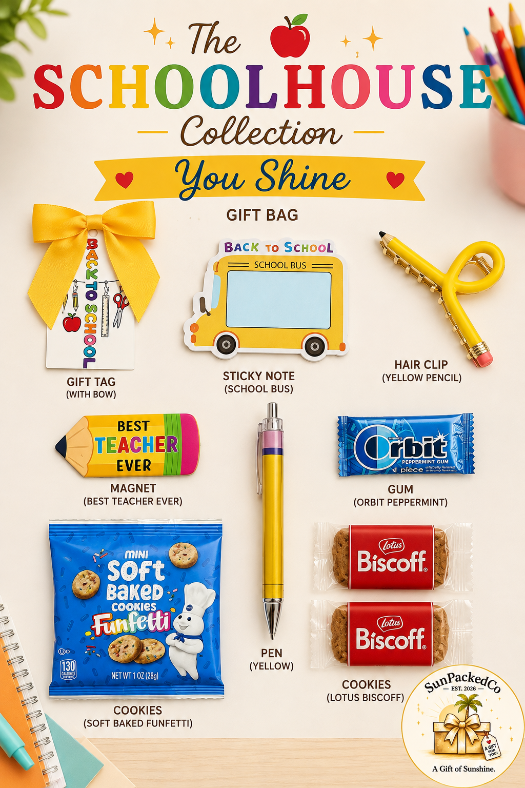 Teacher Gift Bags | Teacher Appreciation & Back to School Gifts