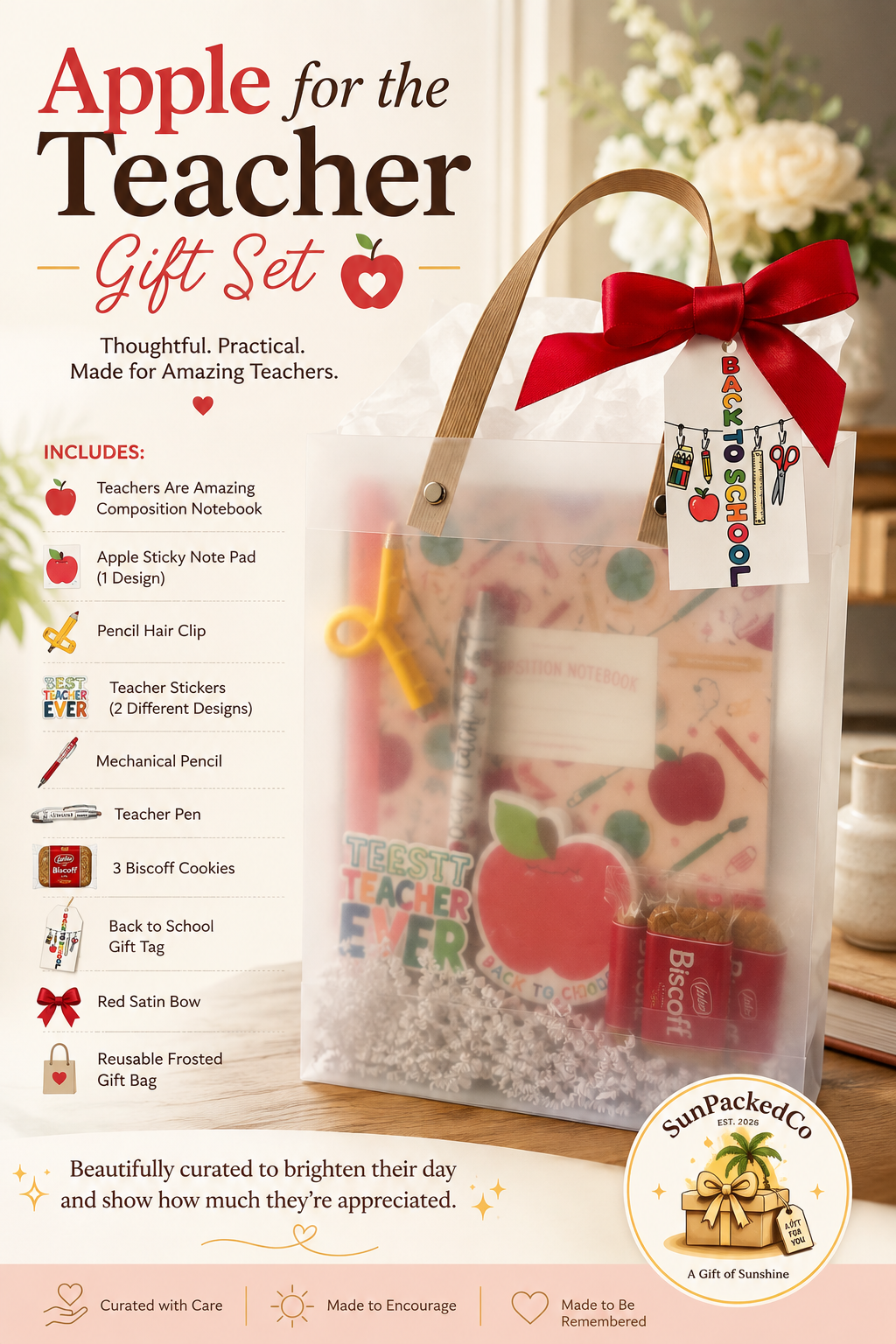 Apple for the Teacher Gift Set