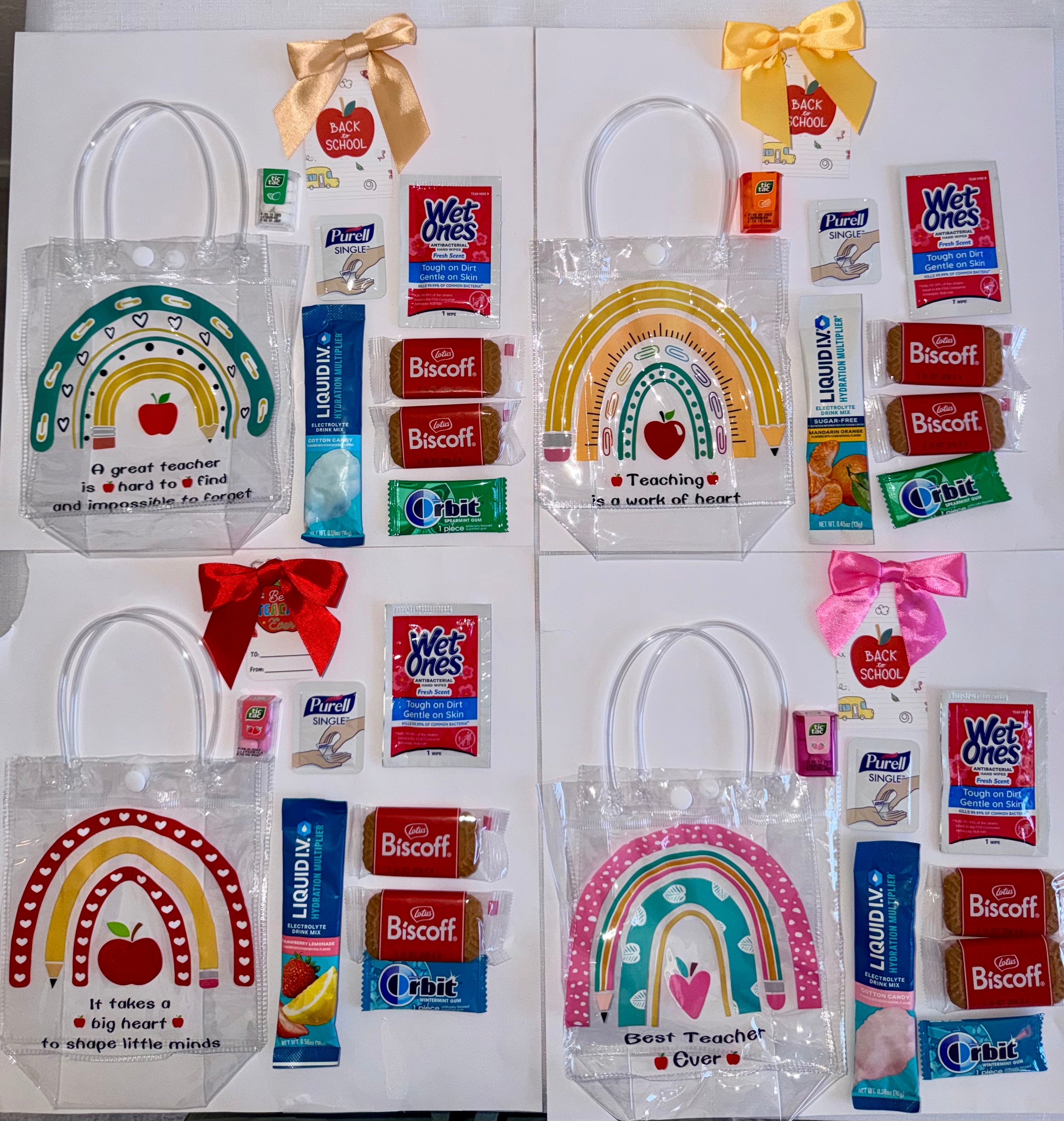 Teacher Mini Gift Bags, Bulk Teacher Gifts, Back to School Gifts, Staff Appreciation, Classroom Welcome, Meet the Teacher First Year Teacher