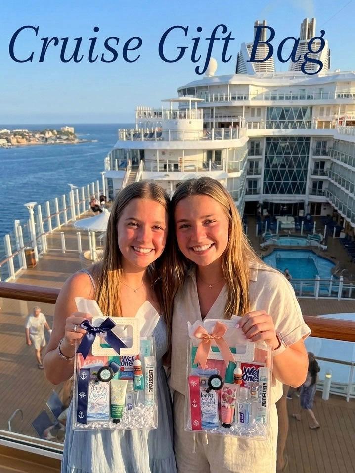 Cruise Gift Bag | 15 Vacation Survival Kit, Bachelorette Party Favor
