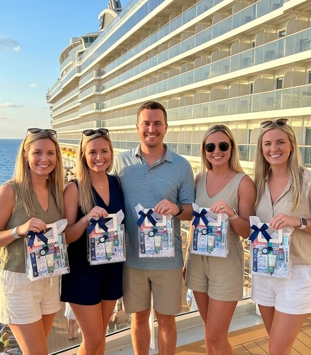Cruise Gift Bag | 15 Vacation Survival Kit, Bachelorette Party Favor