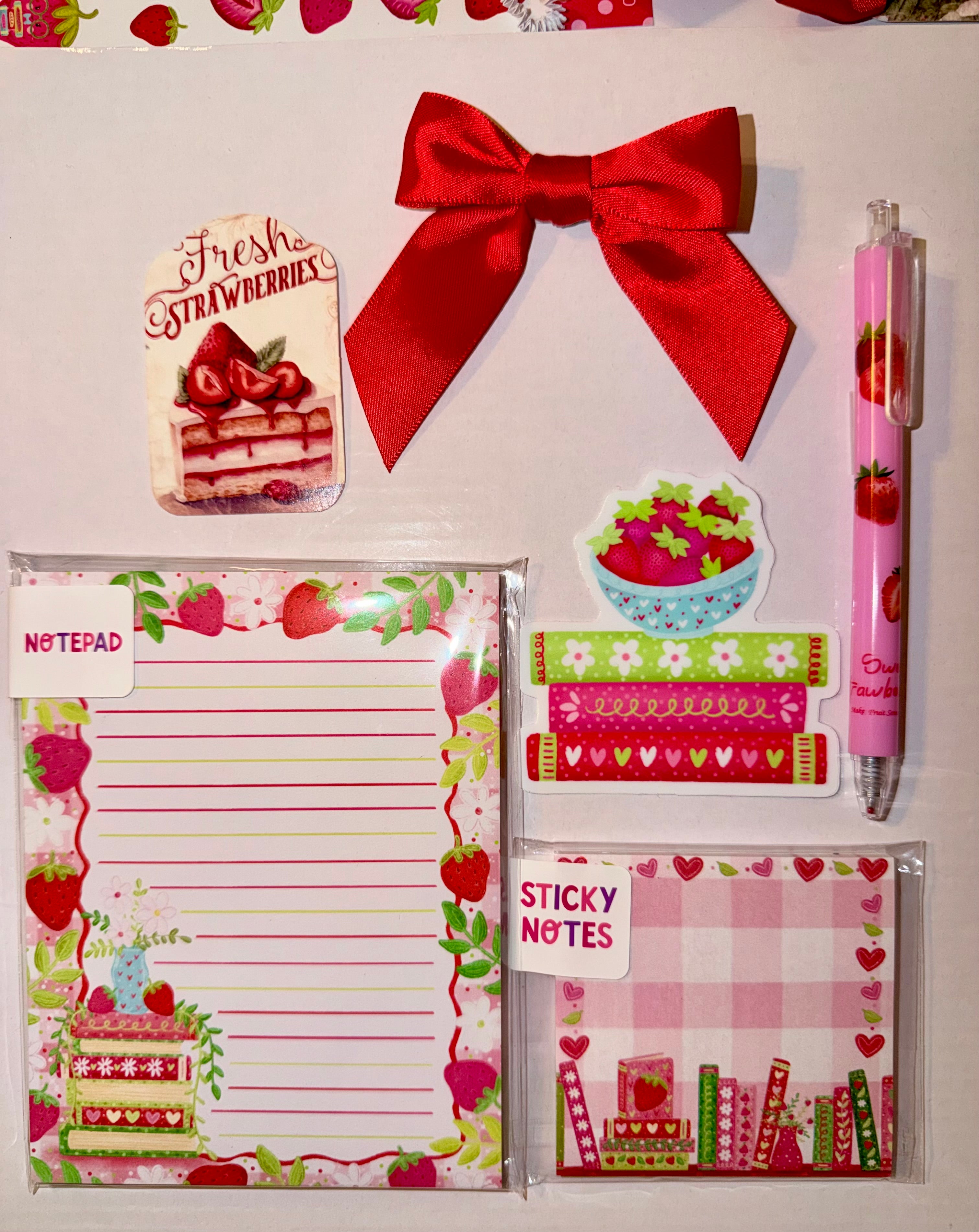 The Strawberry Collection | Stationery Gift Set featuring Emily Cromwell Design