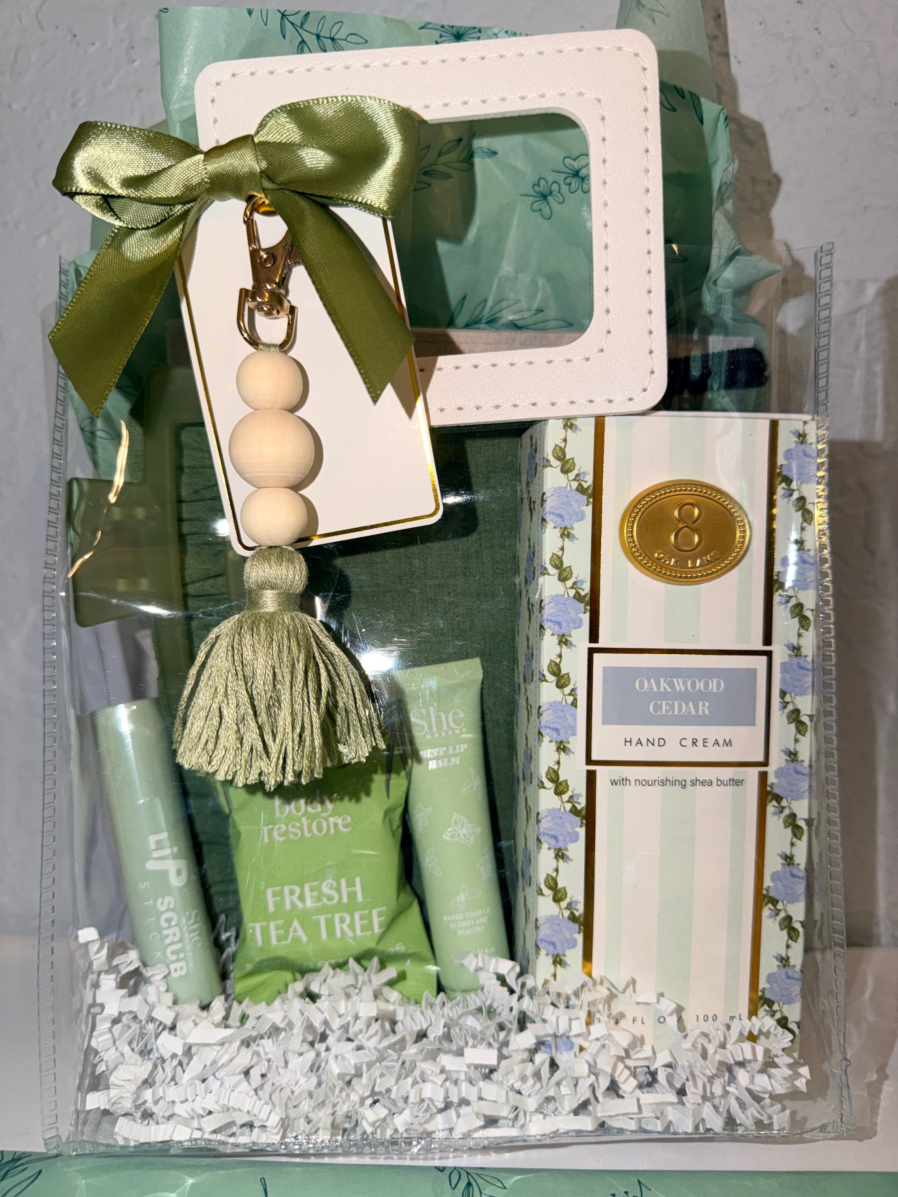 The Ruffle Edit Collection | Curated Gift Set | Canvas Ruffle Pouch | Self-Care Beauty Bundle