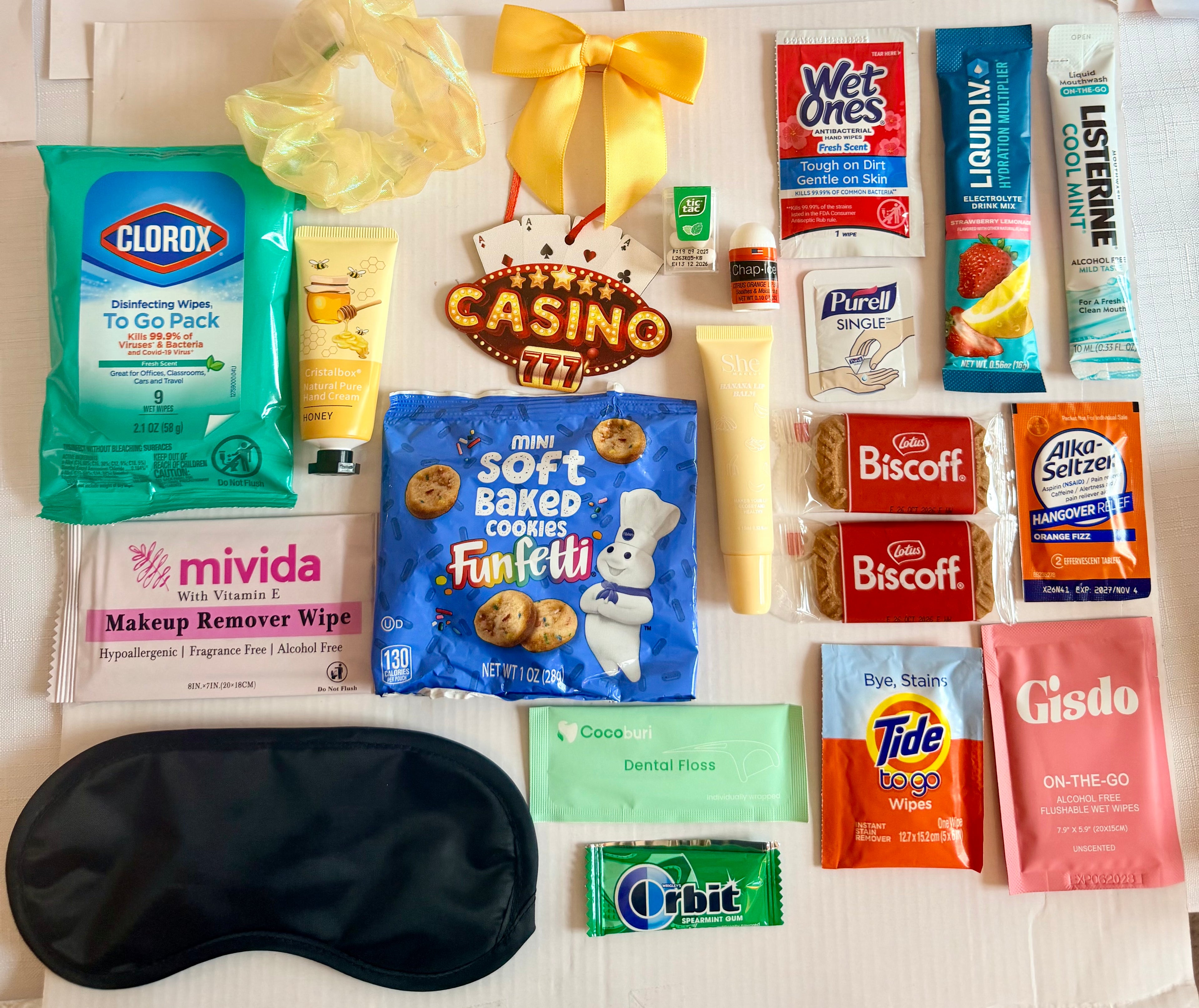 Vegas Bachelorette Survival Kit | Hangover Recovery Goodie Bags (Casino Theme)