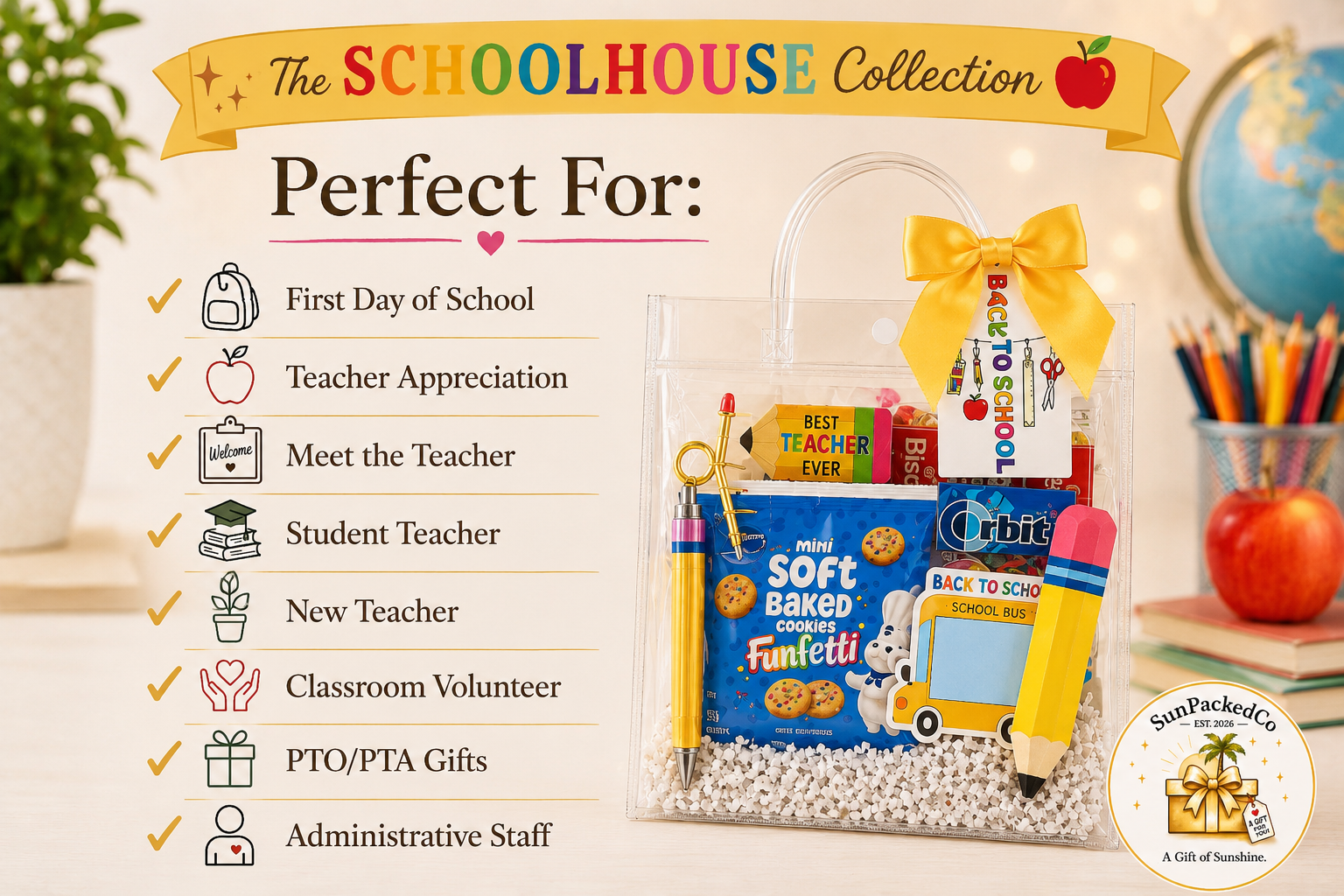 Teacher Gift Bags | Teacher Appreciation & Back to School Gifts