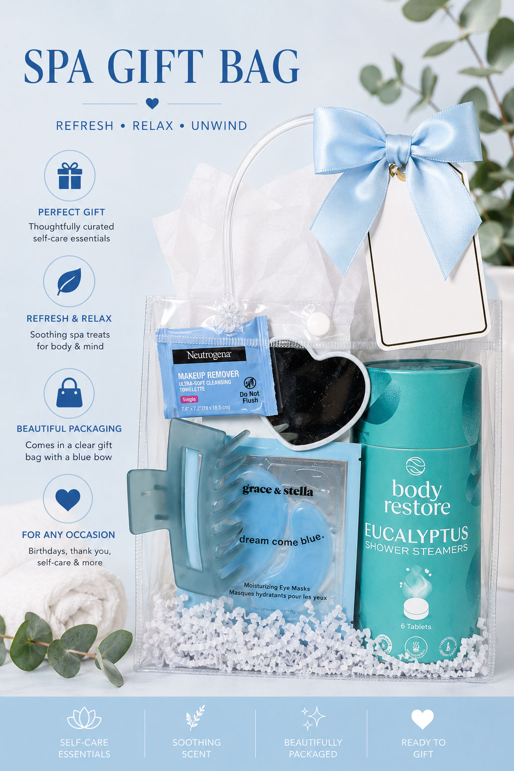 Spa Gift Bag | Self-Care Gift Set | Choose Your Scent