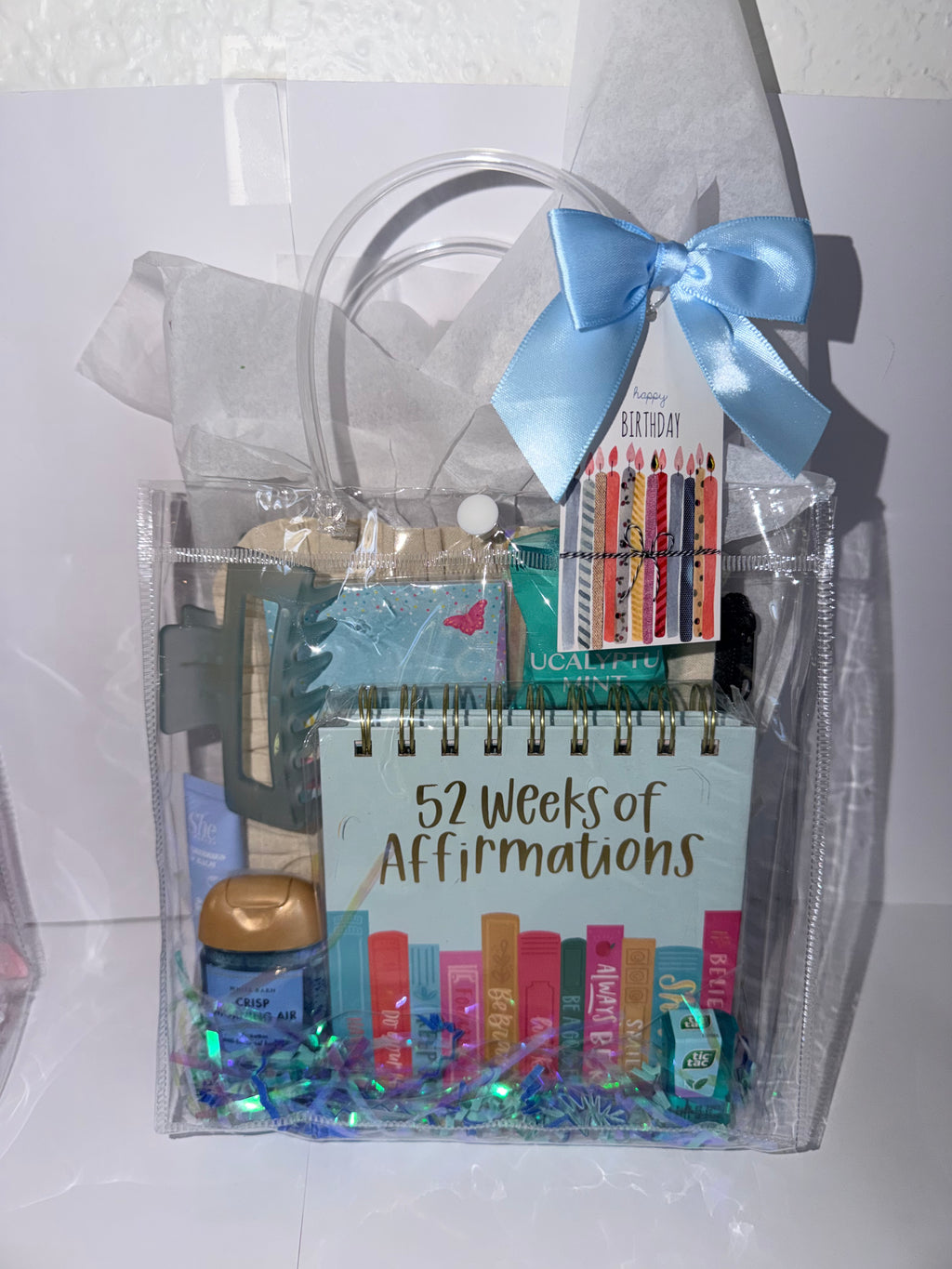 Birthday Gift Bag with Affirmation Calendar