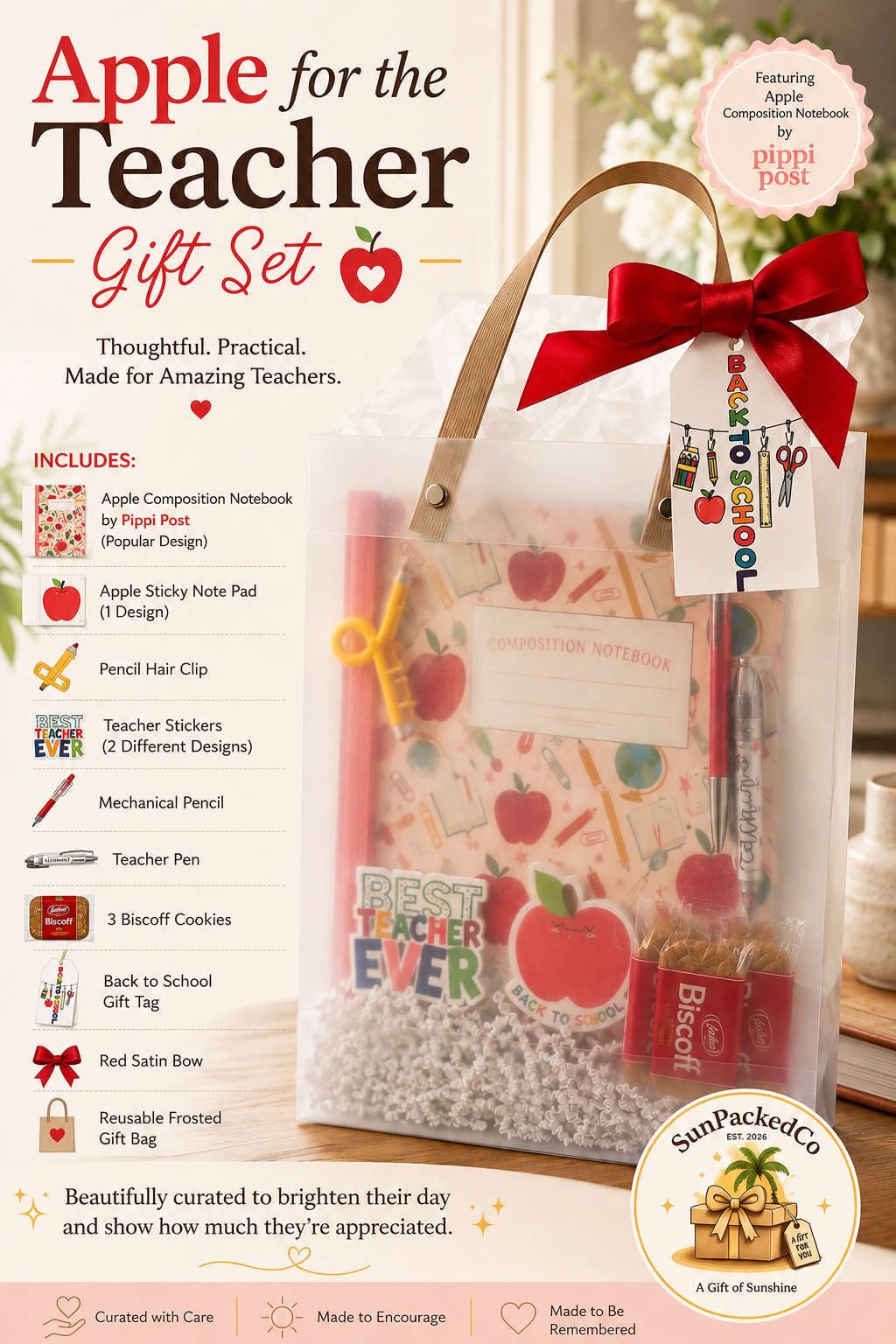 Apple for the Teacher Gift Set