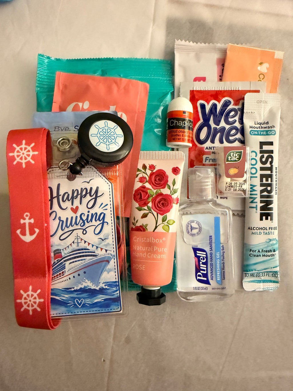 Cruise Gift Bag | 15 Vacation Survival Kit, Bachelorette Party Favor