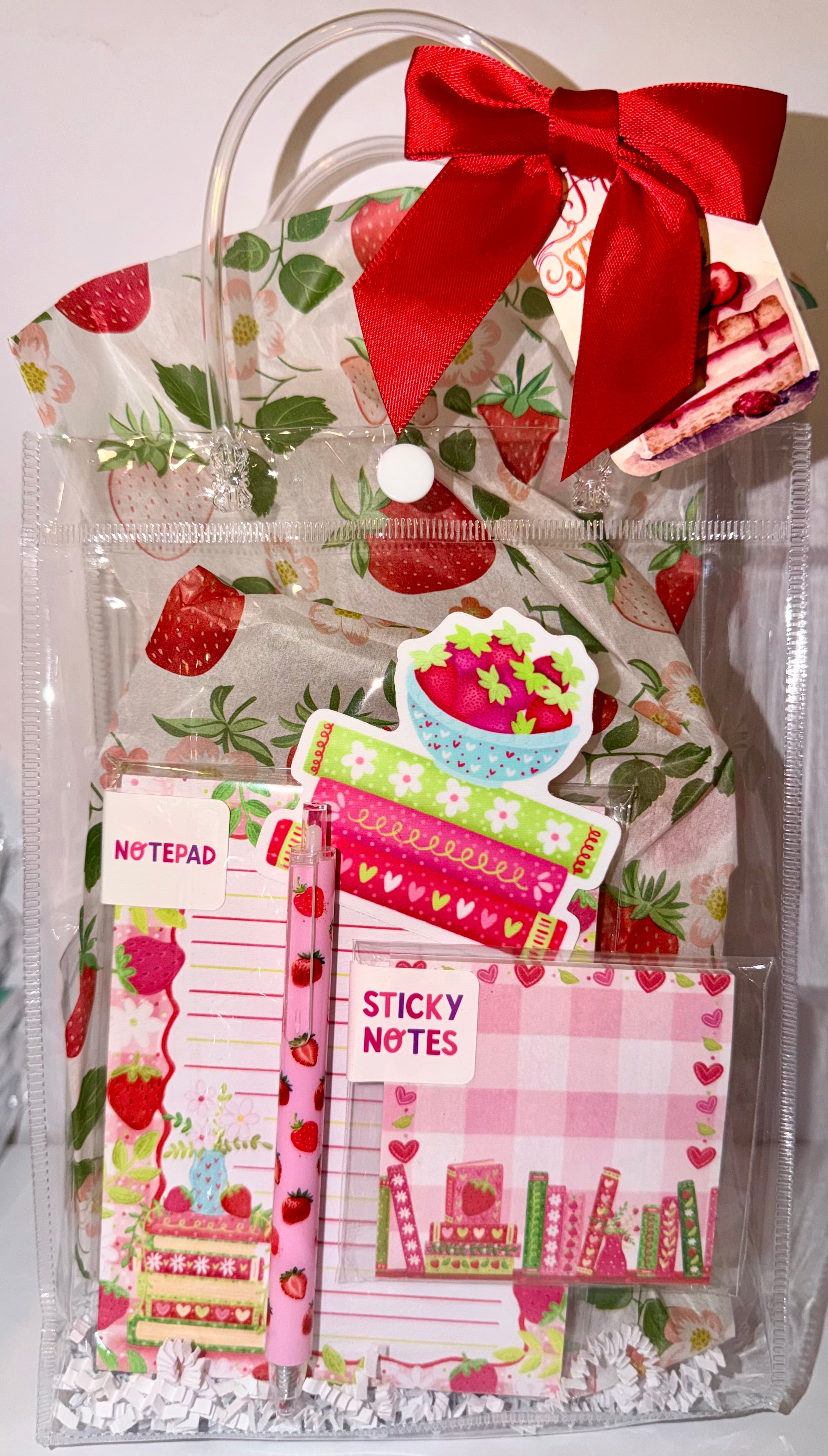 The Strawberry Collection | Stationery Gift Set featuring Emily Cromwell Design
