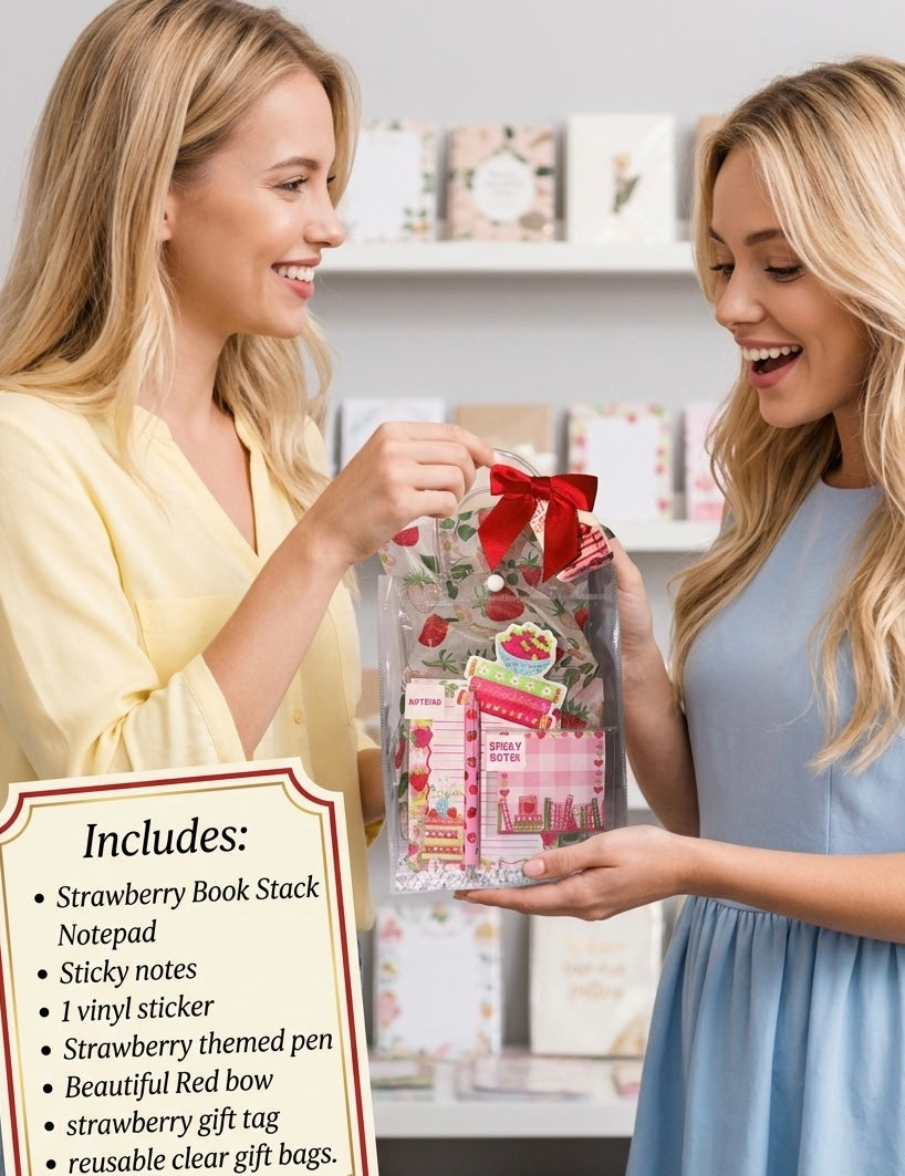 The Strawberry Collection | Stationery Gift Set featuring Emily Cromwell Design