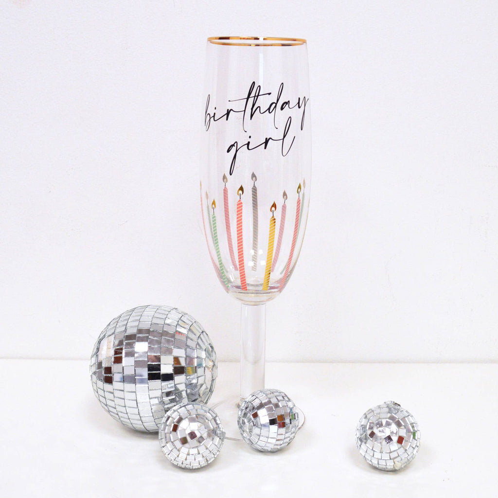 Champagne Glass, Oversized Birthday Girl, 30 Oz