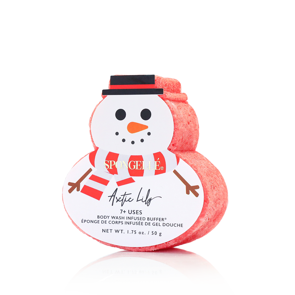 Spongellé Snowman Holiday Buffer