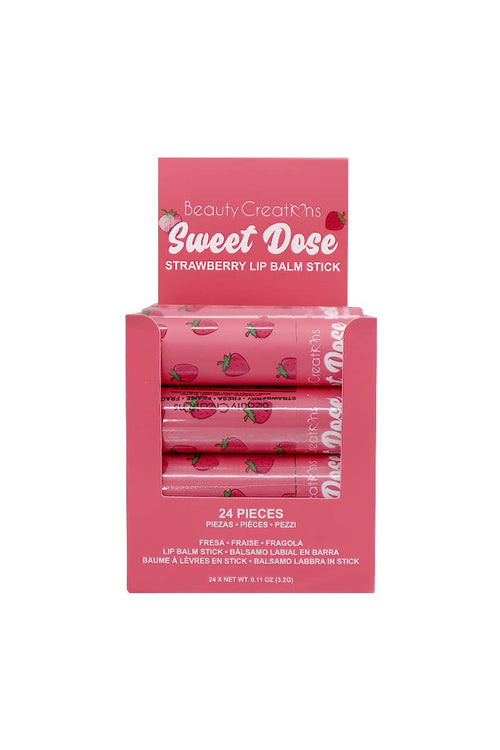 Beauty Creations SDLB-SD Strawberry Sweet Dose Lip Balm -24