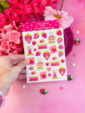 Strawberry Planner Sticker Sheet PS0040