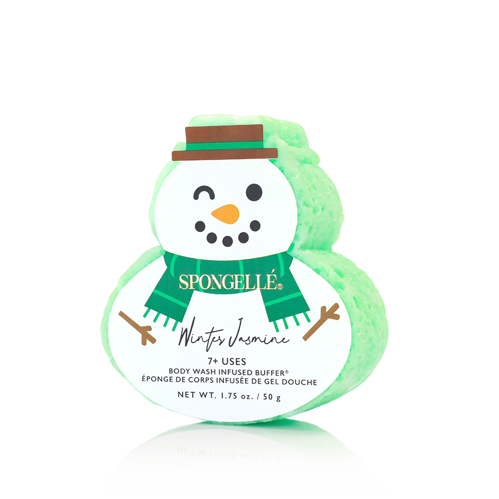 Spongellé Snowman Holiday Buffer