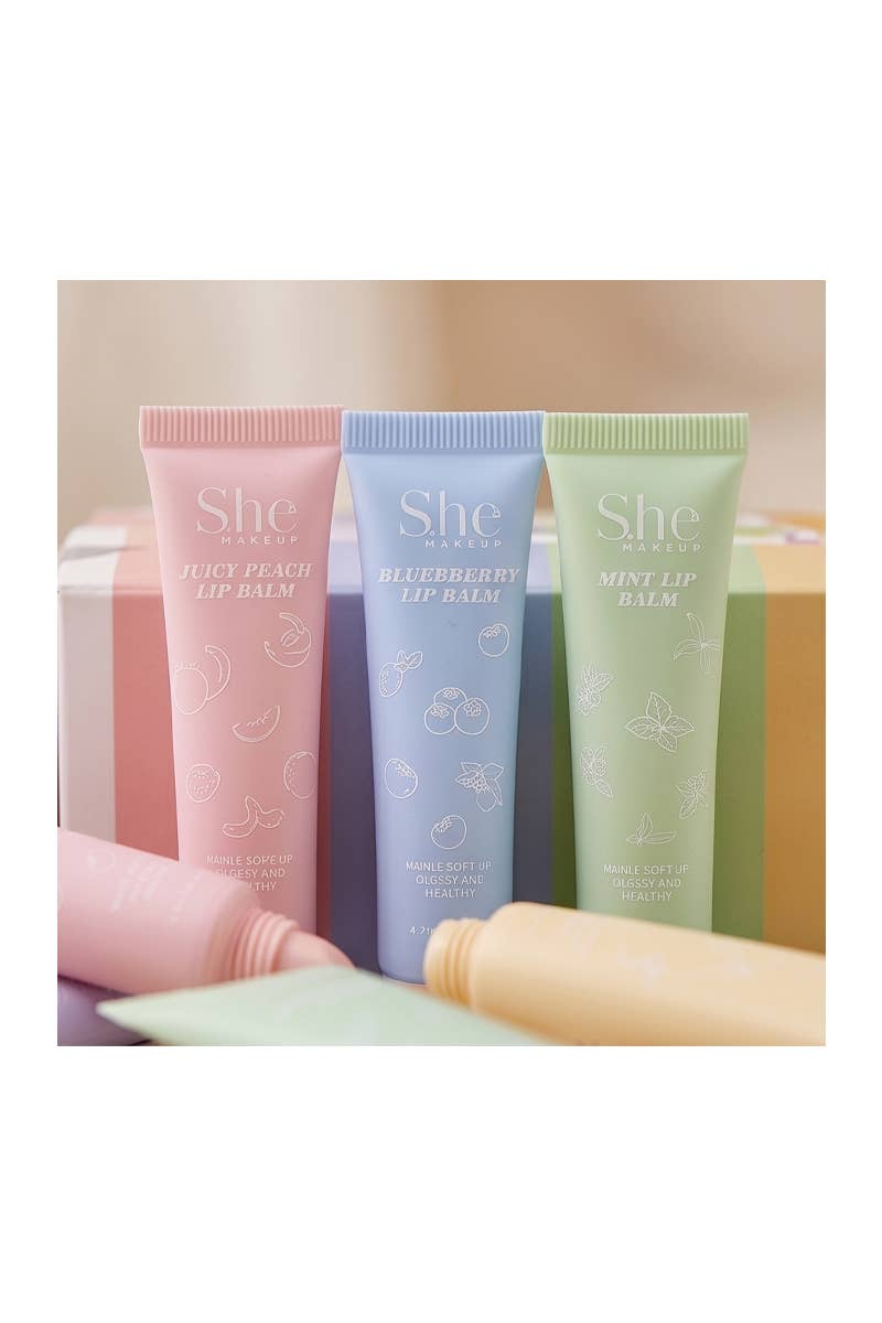 SHE LG14 Fruit-flavored Lip Balm - 36 pcs