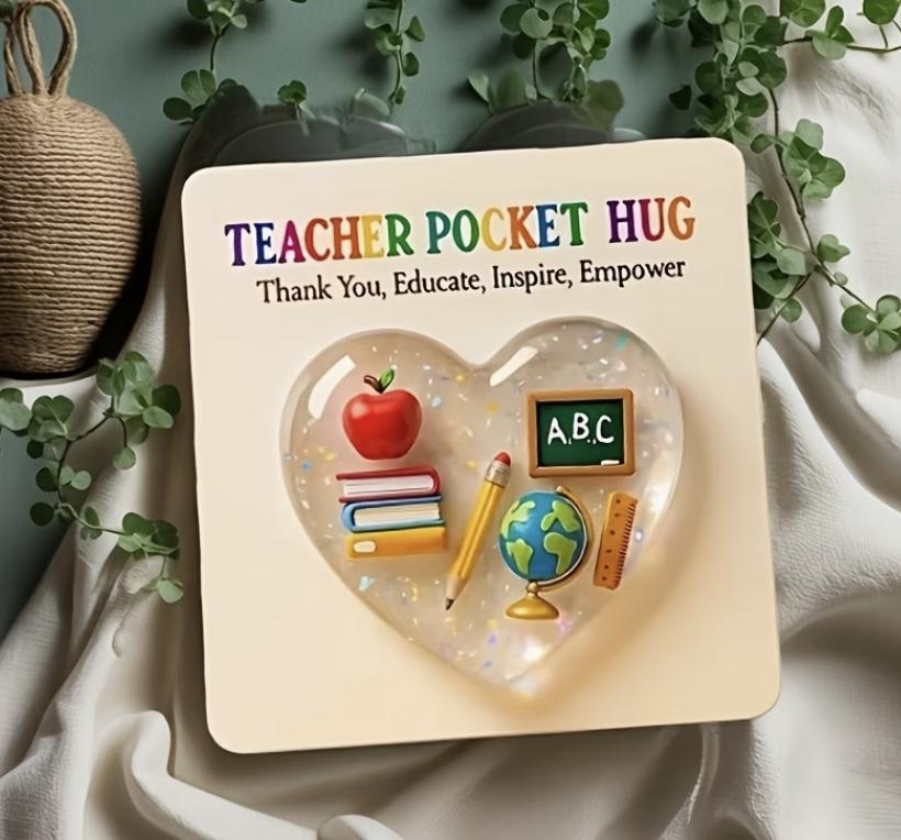 Teacher Gift Bag, First Year Teacher Gift, Classroom Welcome Gift, Teacher Desk Gift, Student Teacher, Teacher Aide Gift, Heart of the Class