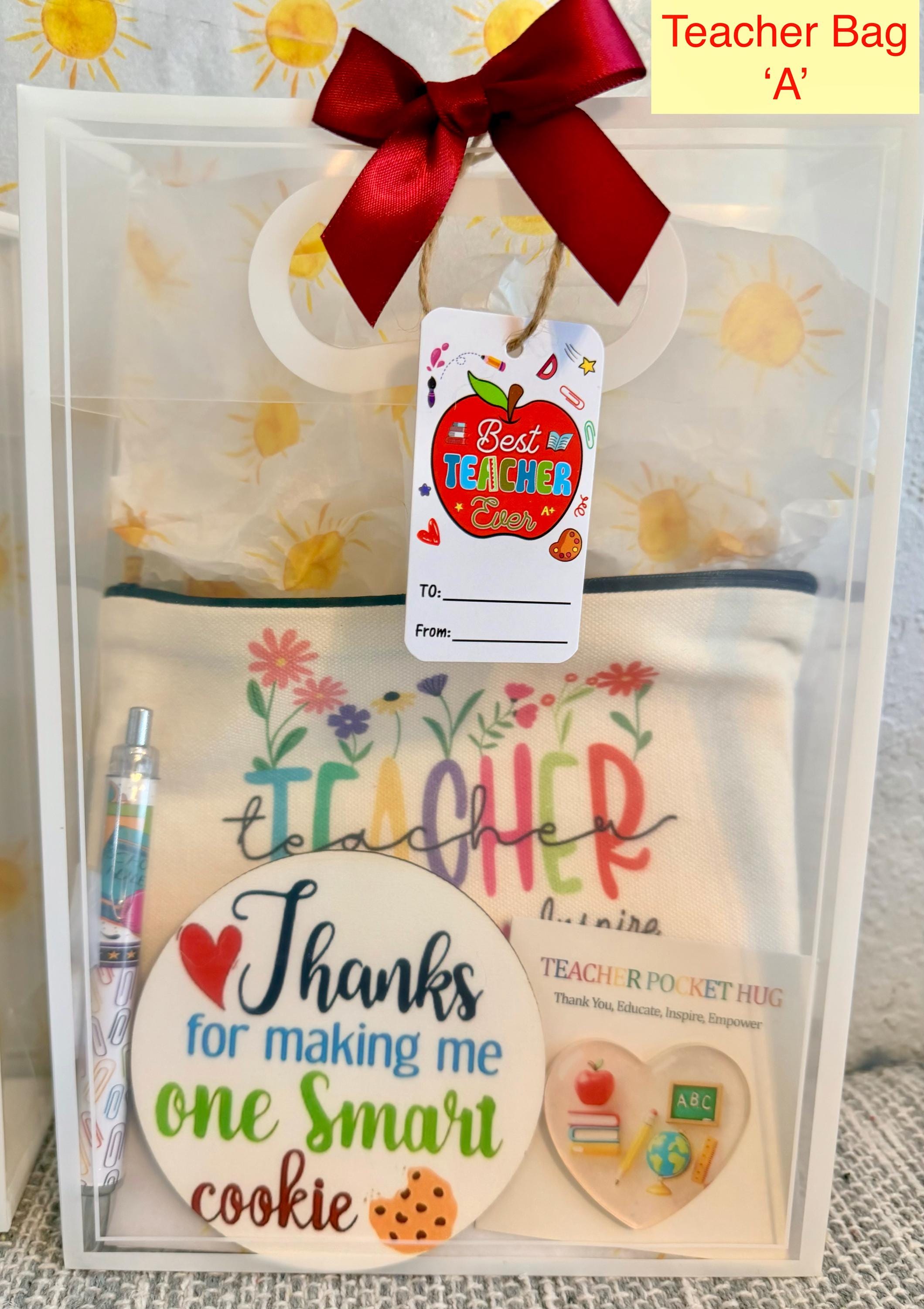 Teacher Appreciation Gift Bag – Thank-A-Teacher & Staff Members with a Touch of Sunshine